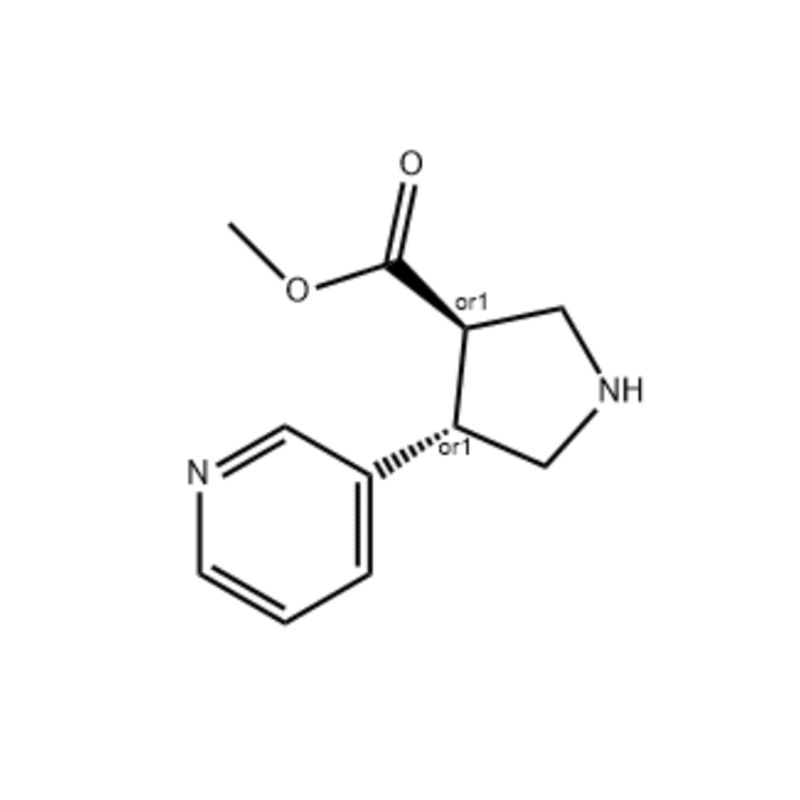 trans-Methyl-4-(pyridin-3-yl)pyrrolidin-3-carboxylat Cas:1212071-38-9
