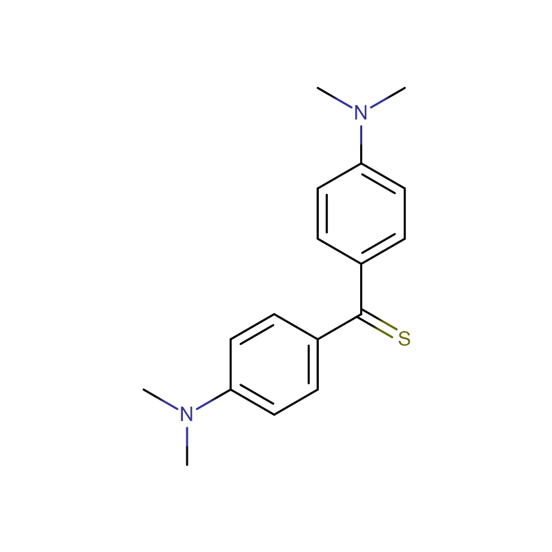 4,4-bis(dimetielamino)tiobensofenoon CAS:1226-46-6 dieprooi vaste stof