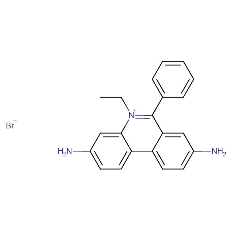 Etidij bromid Cas: 1239-45-8 tamnoljubičasti kristalni prah 99%