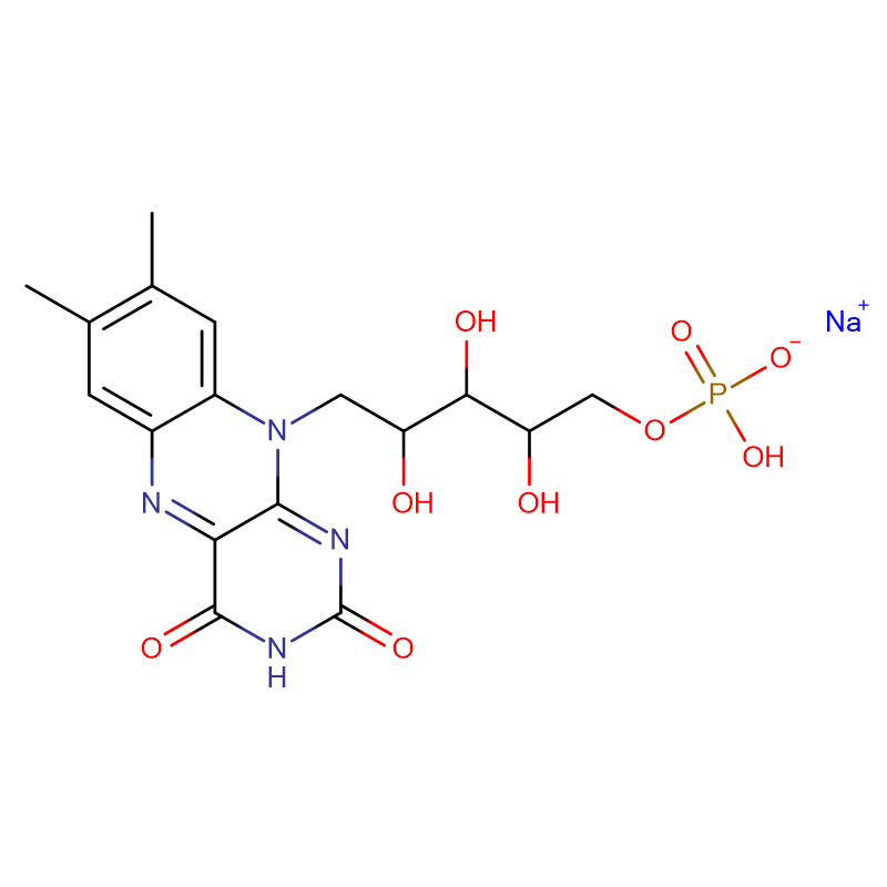 Ριβοφλαβίνη-5′-φωσφορικό νάτριο (βιταμίνη Β2) Cas: 130-40-5