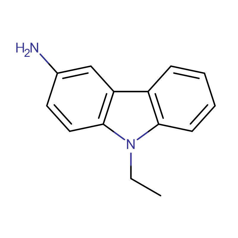 3-Amino-9-ethylcarbazole CAS: 132-32-1 95% ຜົງຜລຶກສີເຫຼືອງຫາສີນ້ຳຕານ
