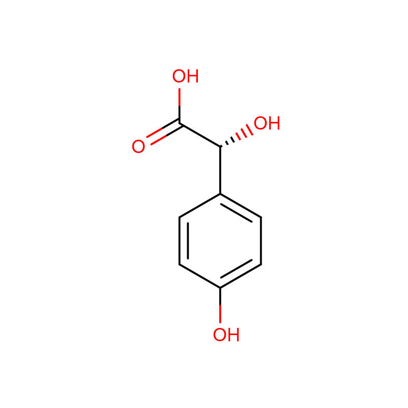 Acid (R)-2-Hidroksi-2-(4-hidroksifenil)acetik Cas: 13244-78-5