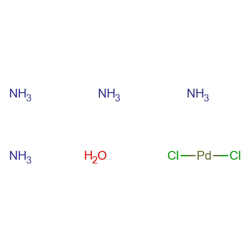 Паладій(II) тетрамінхлорид Cas:13933-31-8 Кристалічний