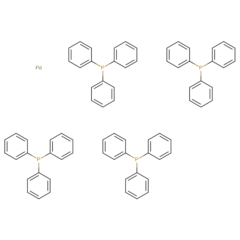 Tetrakis(trifenylfosfien)palladium Cas:14221-01-3 Uitgestalte beeld