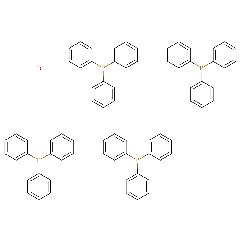 Tetrakis(trifenyylifosfiini)platina(0) Cas:14221-02-4 Kirkas neste