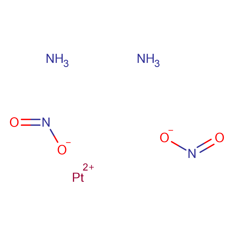 Diammineplatinum(II)nitrit Cas:14286-02-3 Faarflos bis hellgiel Flëssegkeet