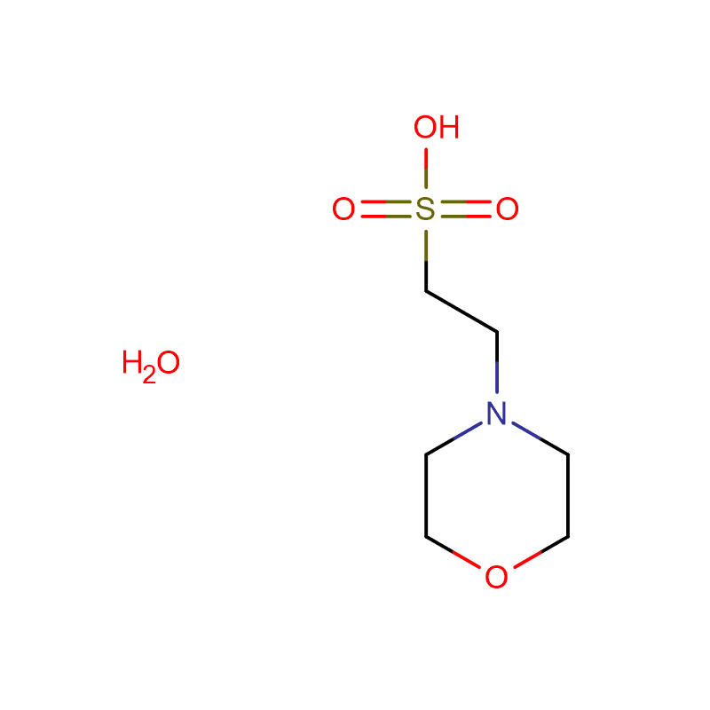 MES monohidrat Cas: 145224-94-8 99% Ağ kristal toz