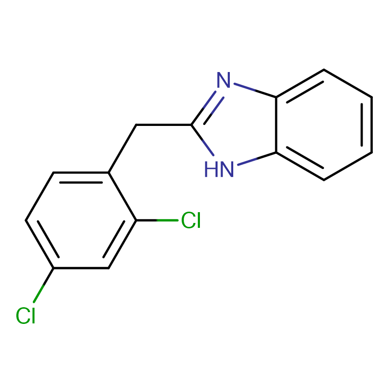 1H-бензимидазол, 2-[(2,4-дихлорофенил)метил]- CAS:154660-96-5