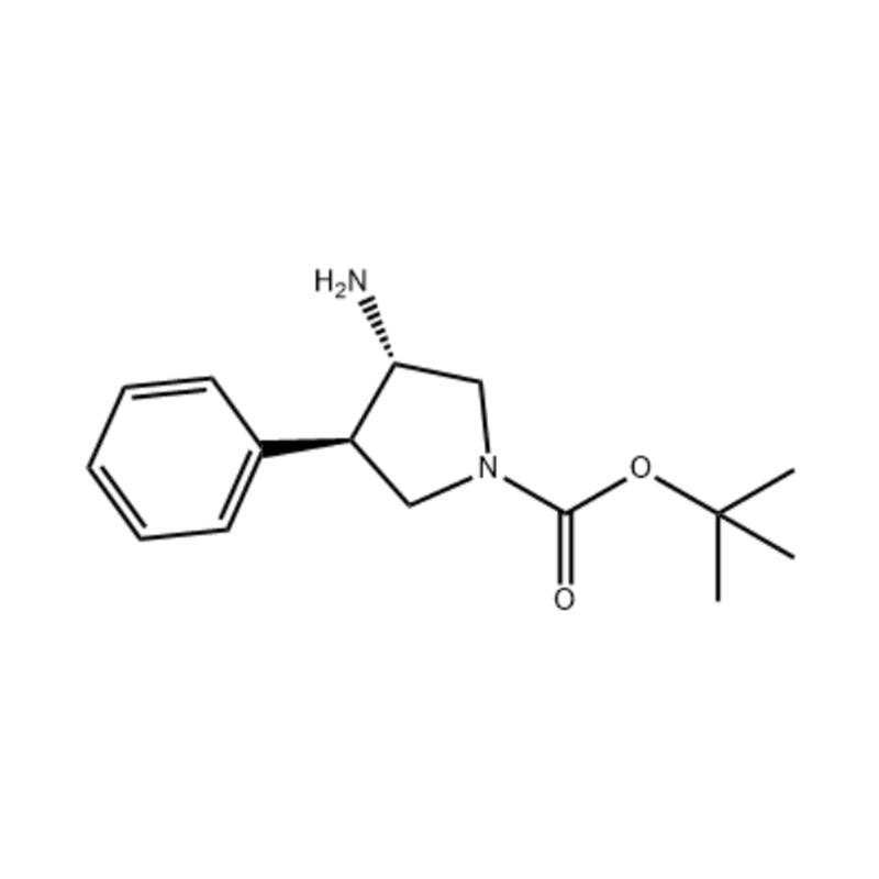 tert-Butyl (3S,4R)-3-amino-4-phenylpyrrolidin-1-carboxylat Cas:1643979-48-9