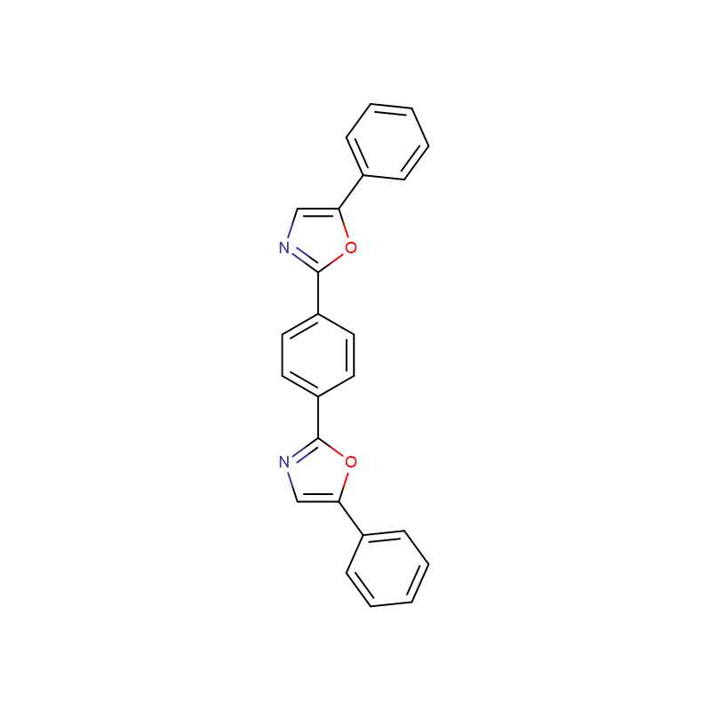 1,4-Bis (5-phenyl-2-oxazolyl)-benzene Cas: 1806-34-4 Pùdar criostalach buidhe