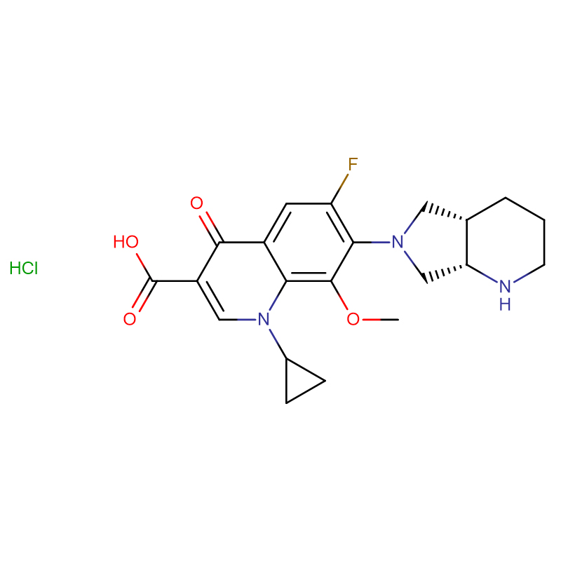 Моксифлоксацин гидрохлориди Cas: 186826-86-8