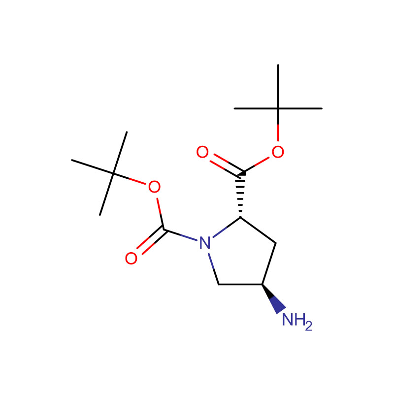 دی ترت بوتیل (2S,4R)-4-aminopyrrolidine-1,2-دی کربوکسیلات Cas: 194163-86-5