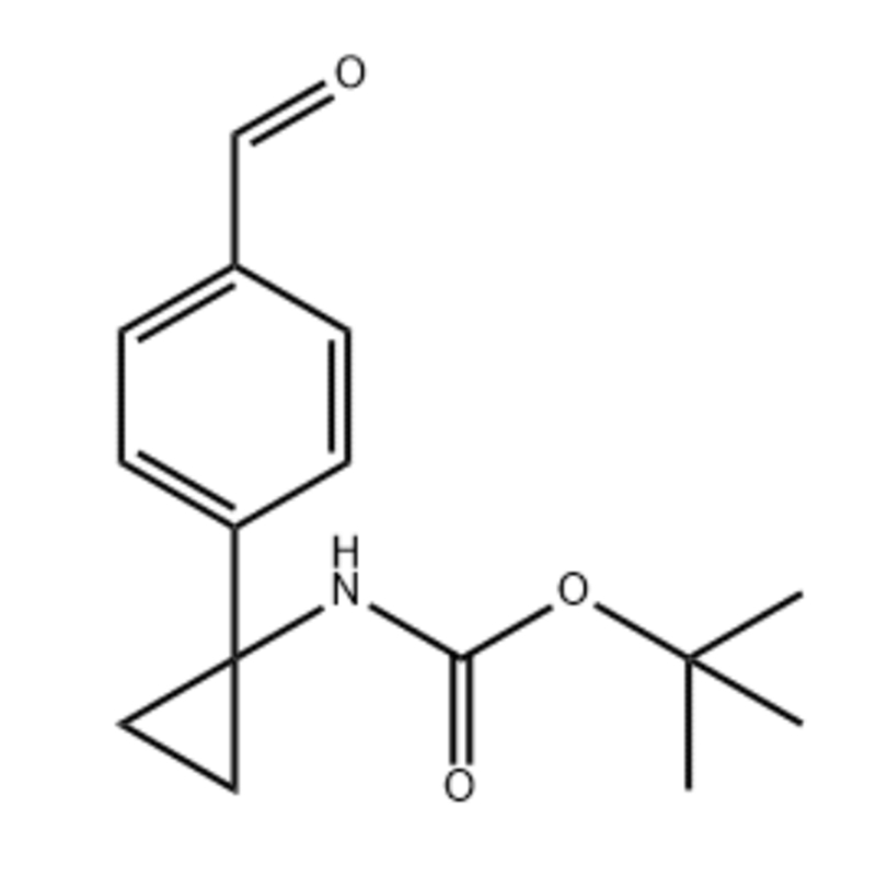 1-(4-formilfenil)ciclopropilcarbamato de terc-butilo Cas: 1951439-73-8