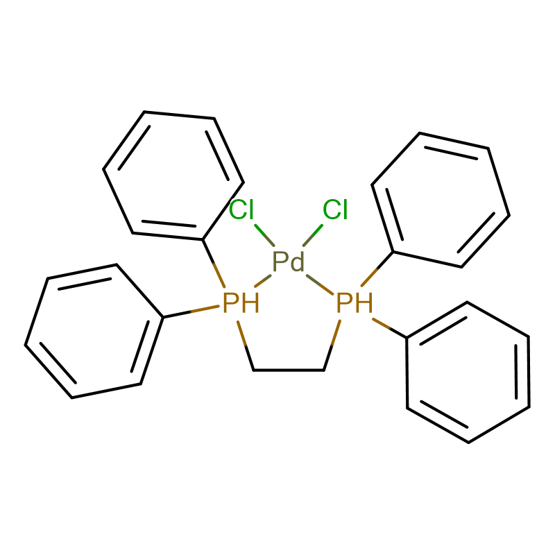 Дихлоро(1,2-бис(дифенилфосфино)этан)палладий(II) Cas:19978-61-1