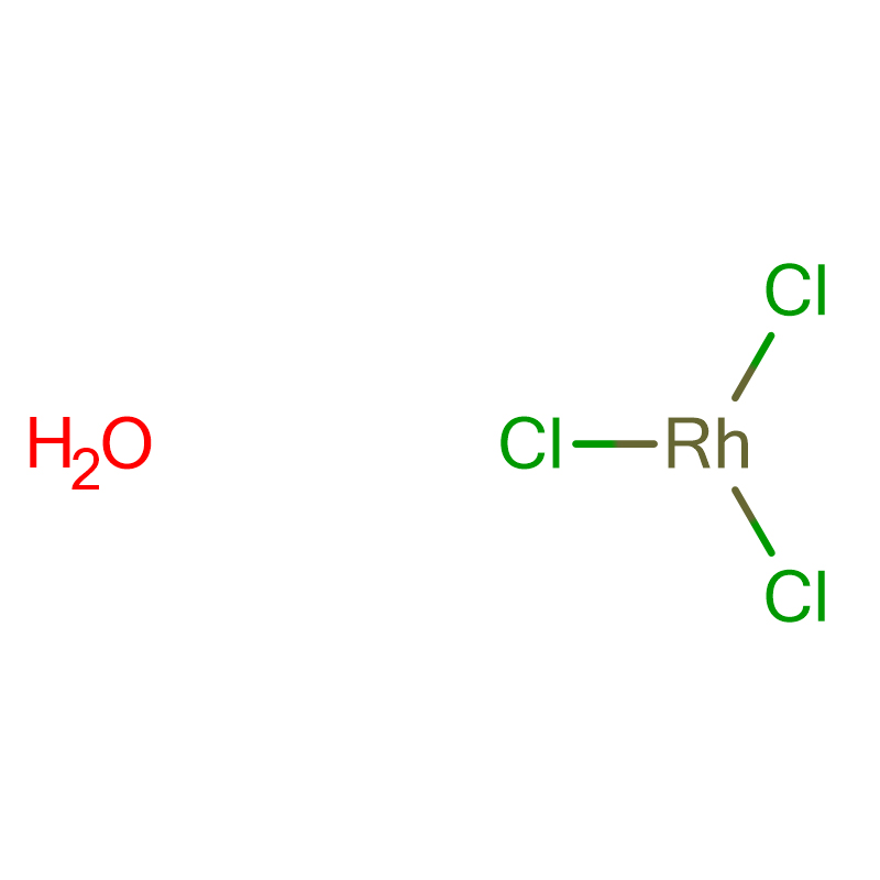 Rhodyum (III) klorîd hîdrat CAS: 20765-98-4
