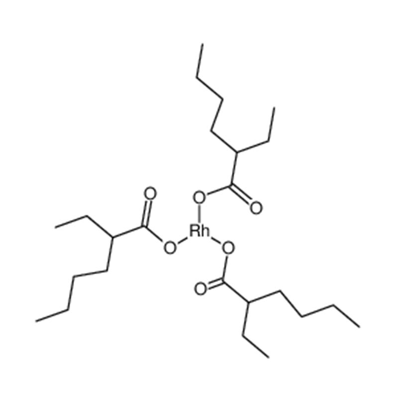 రోడియం(III) 2-ఇథైల్హెక్సనోయేట్ CAS:20845-92-5