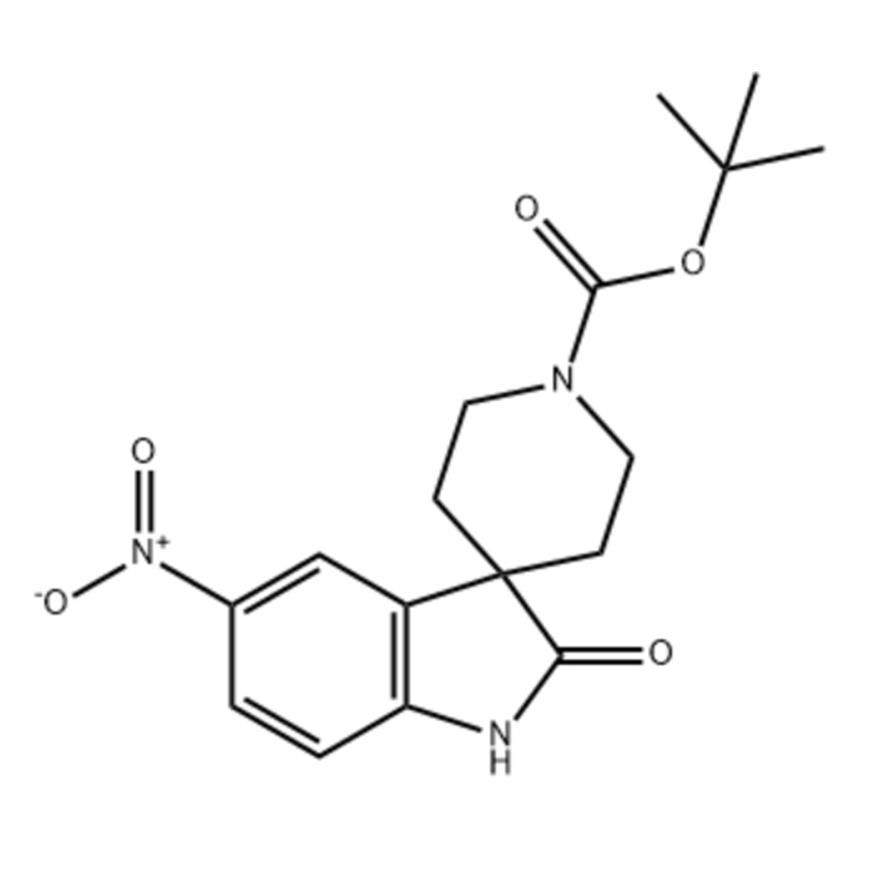 tert-Butyl 5-nitro-2-oxospiro[indolin-3,4'-piperidin]-1'-carboxylat Cas:2089301-60-8