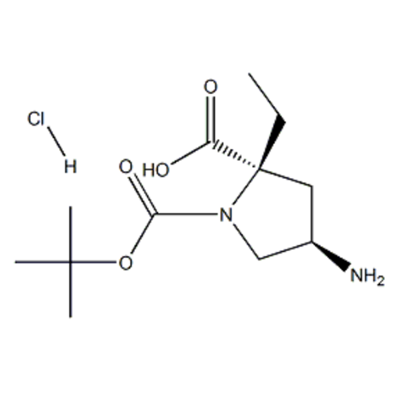 (2S,4R)-1-tert-Butil2-etil4-aminopirrolidin-1,2-dikarboksilathidroklorid Cas: 2187426-87-3