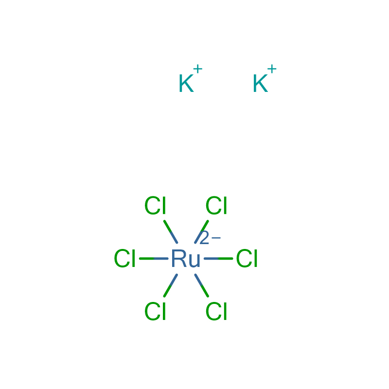 dipotassium hexachlororuthenatum CAS: 23013-82-3 Pulvis cristallinus ruber-brunneus