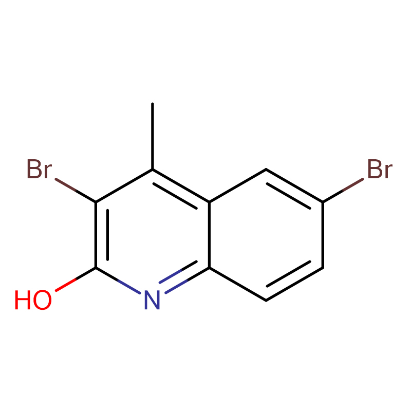 3,6-дибромо-4-метилкинолин-2 (1Х) -Кас: 23976-62-7