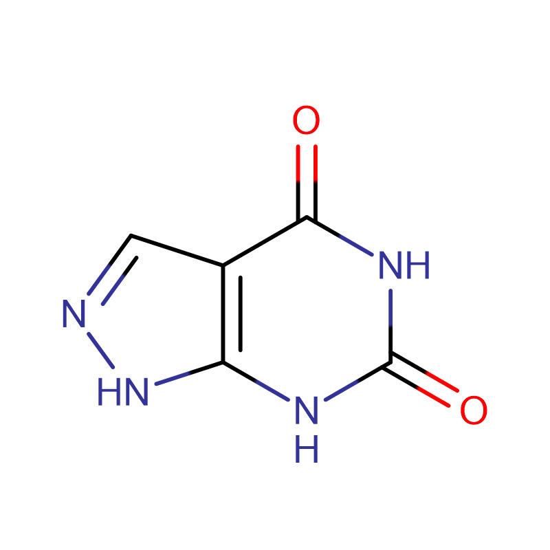 1H-Pyrazolo[3,4-d]pyrimidine-4,6-diol Cas:2465-59-0 Wit poeier