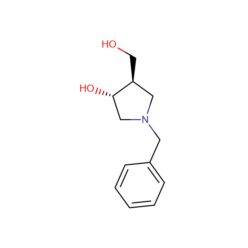 (3R,4R) -1-Benzyl-4-hydroxy-3-pyrrolidinemethanol Cas: 253129-03-2