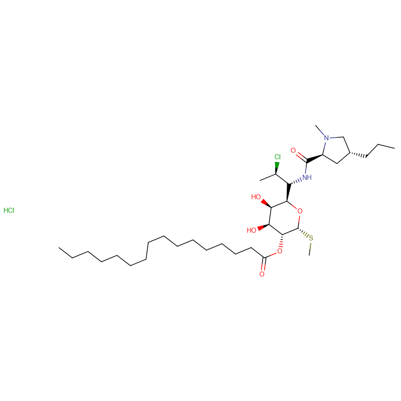 Klindamicin palmitat hidroklorid Cas: 25507-04-4