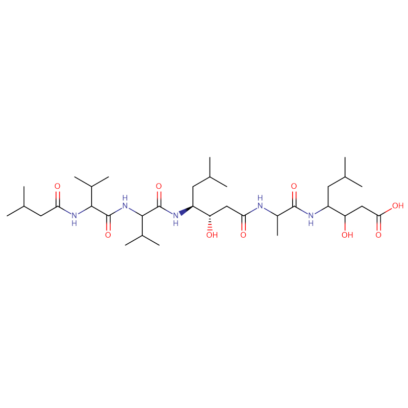 Pepstatin Cas:26305-03-3 սպիտակ փոշի