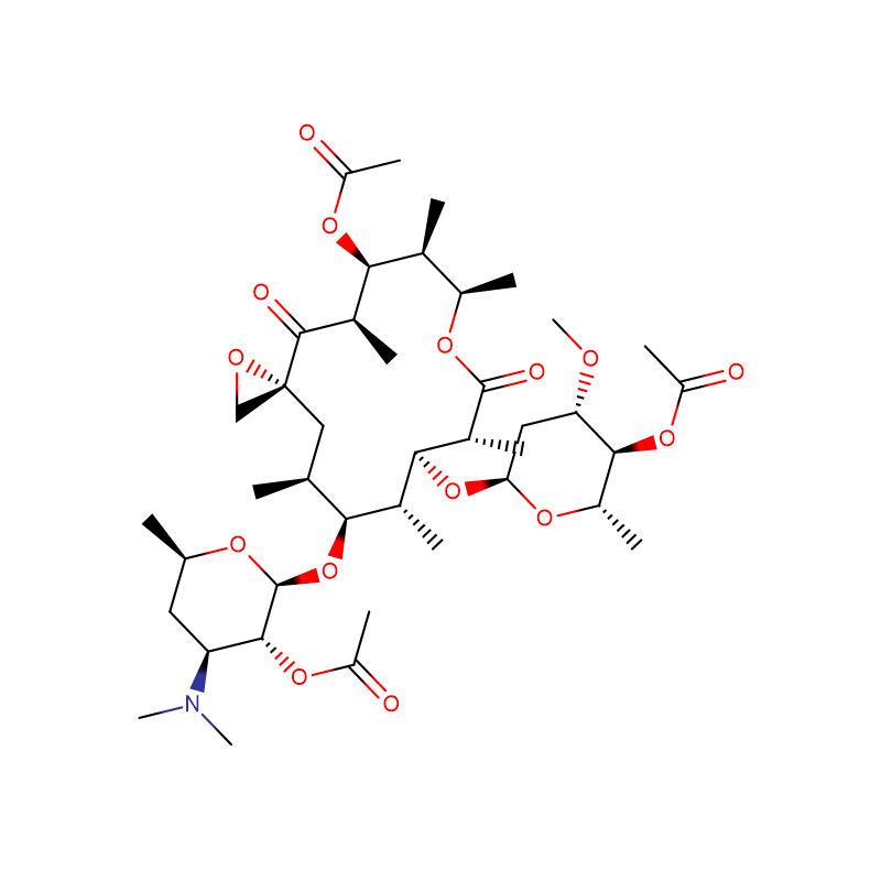 Oleandomycin triazetato (Troleandomycin) Cas: 2751-09-9