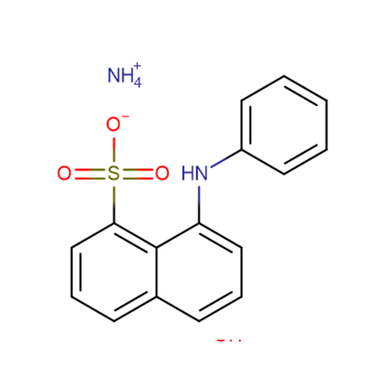 8-Anilino-1-naphthalenesulfonic acid امونيم لوڻ CAS:28836-03-5 پيلو کان سائو سڪو
