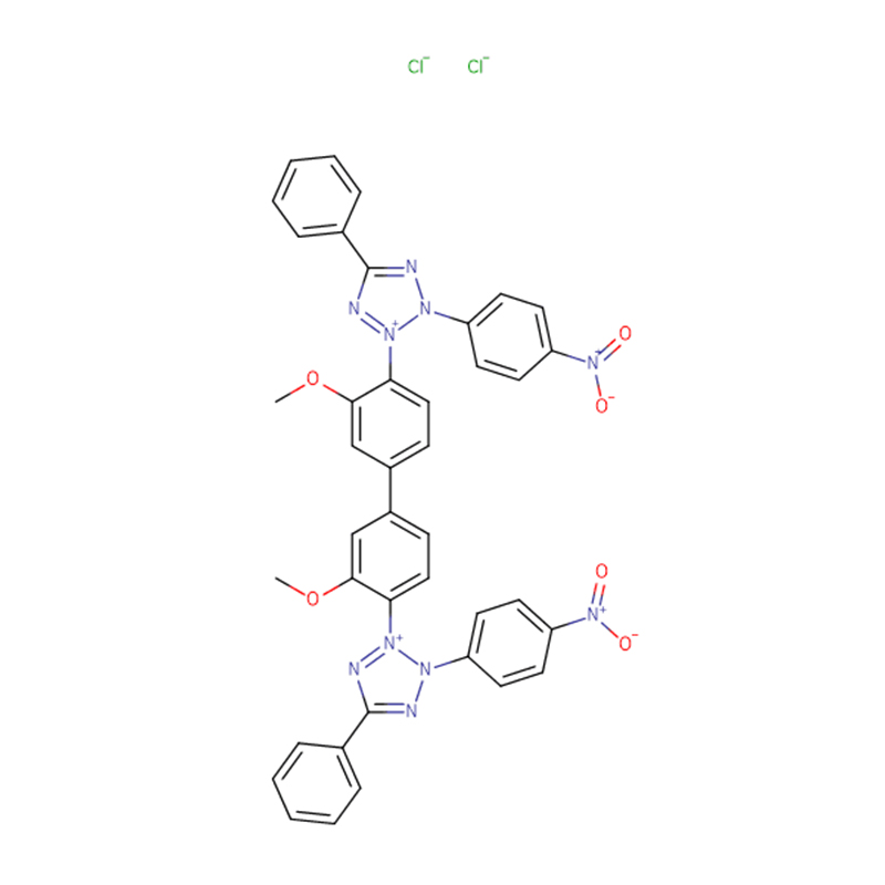 Nitrotetrazolium အပြာရောင် ကလိုရိုက် Cas:298-83-9 99% အဝါရောင်အမှုန့်