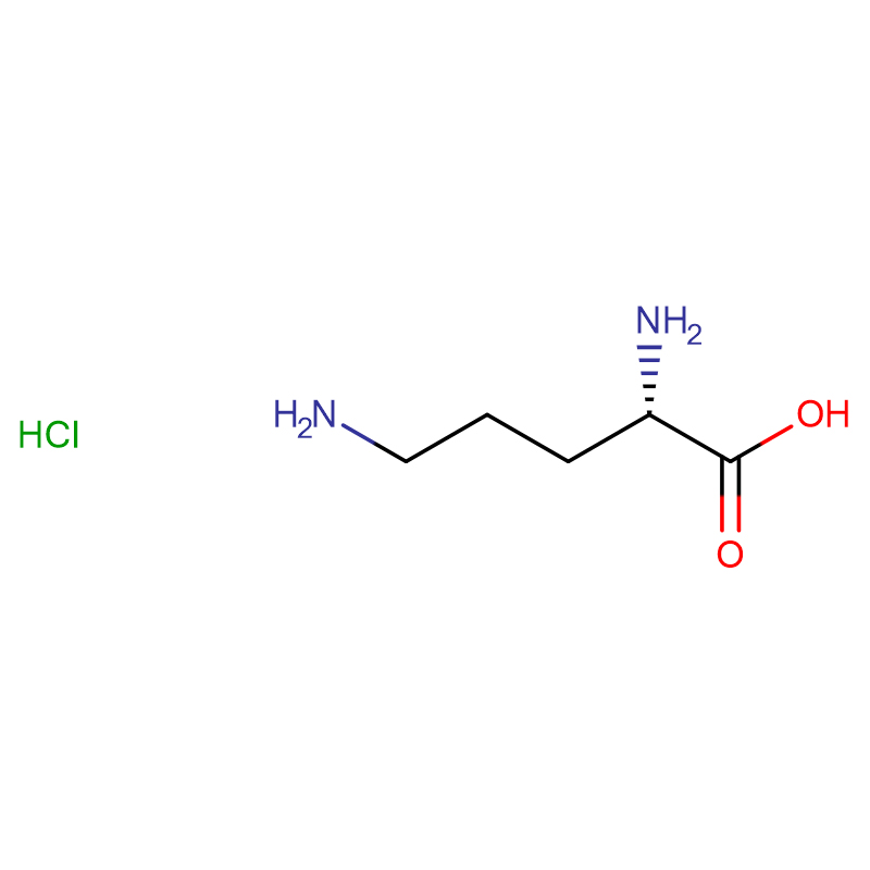 L-Орнитин гидрохлориди Cas: 3184-13-2