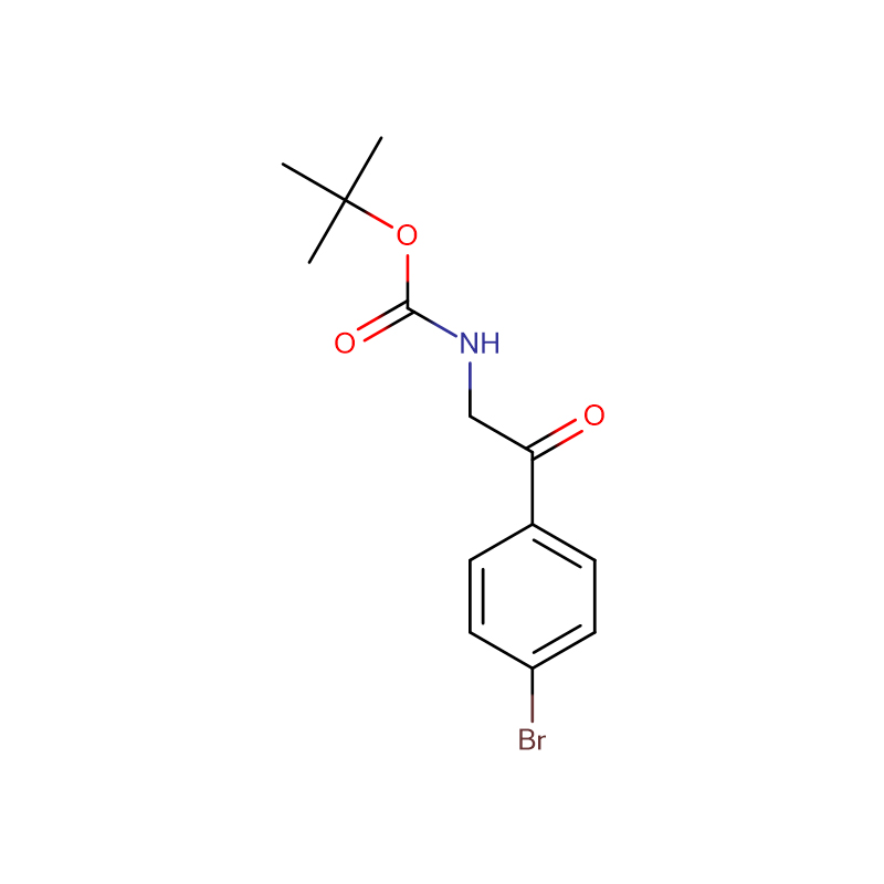 терт-Бутил N-[2-(4-бромофенил)-2-оксоэтил]карбамат Cas: 339185-70-5