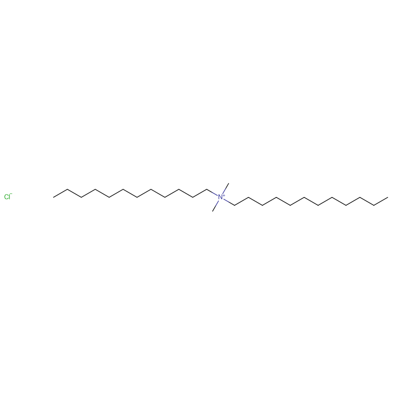 Didodecyl dimethyl amonyòm klori Cas: 3401-74-9 san koulè likid transparan