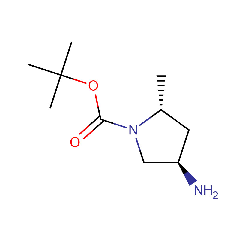 (2R,4R)-tert-Butyl4-amino-2-methylpyrrolidine-1-carboxylaat Cas: 348165-63-9
