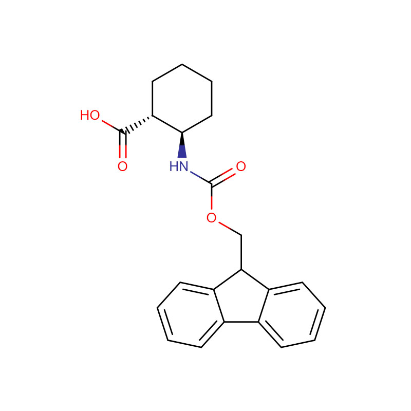 traws-2-((9H-fluoren-9-yl)methoxy)carbonyl) asid cyclohexanecarboxylic Cas: 381241-08-3