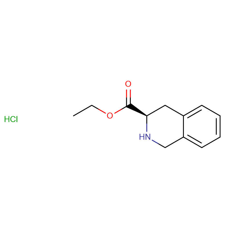 (R)-ఇథైల్ 1,2,3,4-టెట్రాహైడ్రోయిసోక్వినోలిన్-3-కార్బాక్సిలేట్ హైడ్రోక్లోరైడ్ కాస్:41220-49-9