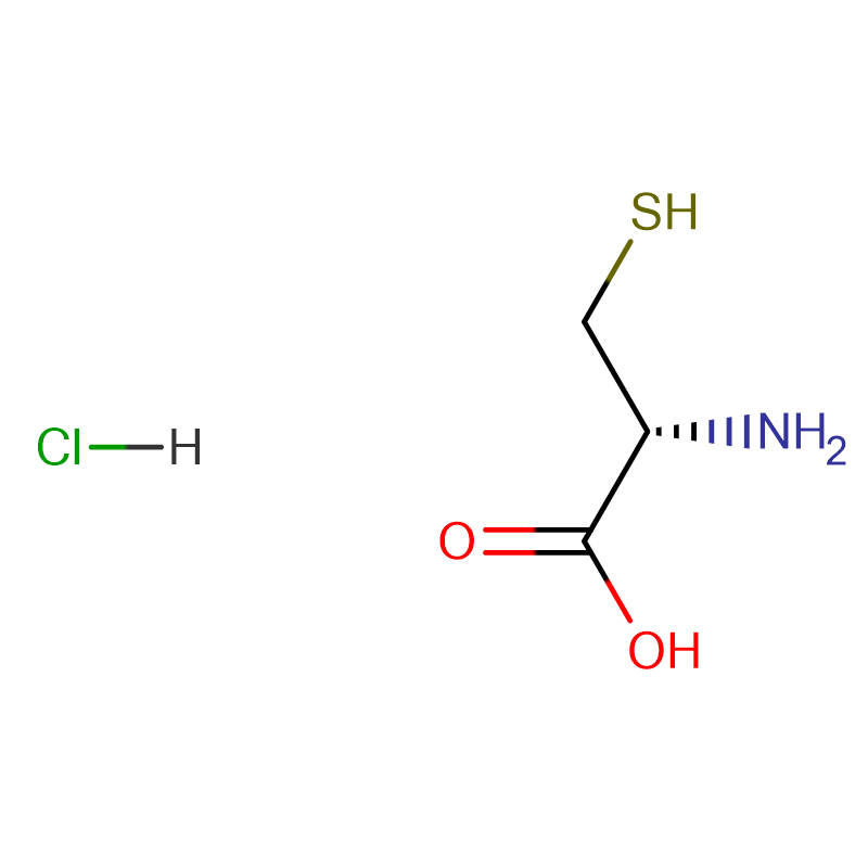 L-Cysteine ​​​​ไฮโดรคลอไรด์ปราศจากน้ำ CAS: 52-89-1 99% ผงผลึกสีขาว