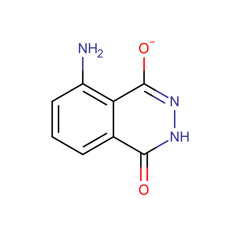 3-Aminophthalhydrazide Cas:521-31-3 98% beinhvítt til ljósgult duft