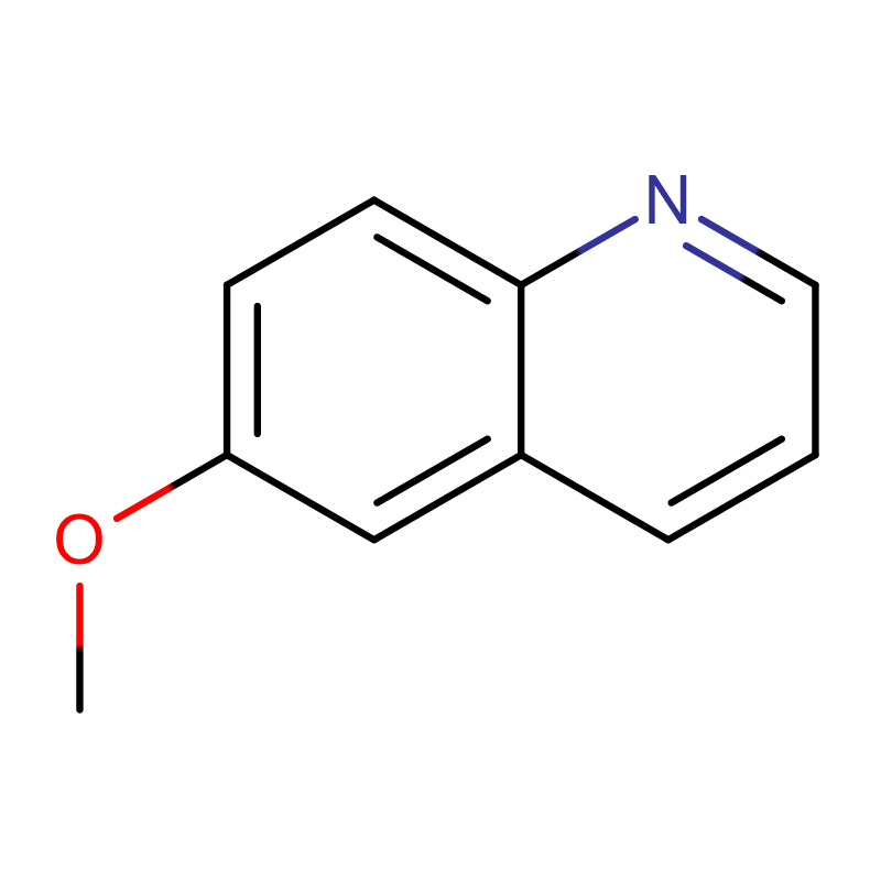 6-methoxychinolin Cas:5263-87-6 98% Nízká teplota tání – žlutá, růžová nebo hnědá