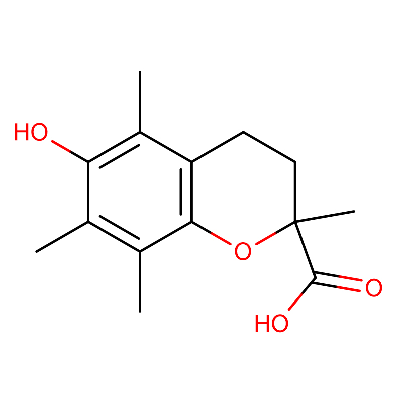 (±)-6-hidroksi-2,5,7,8-tetrametielchromaan-2-karboksielsuur Cas:53188-07-1 poeier