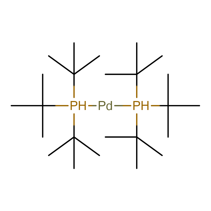 Bis(tri-t-butilfosfina)paládio(0) Cas:53199-31-8 Sólido cristalino esbranquiçado