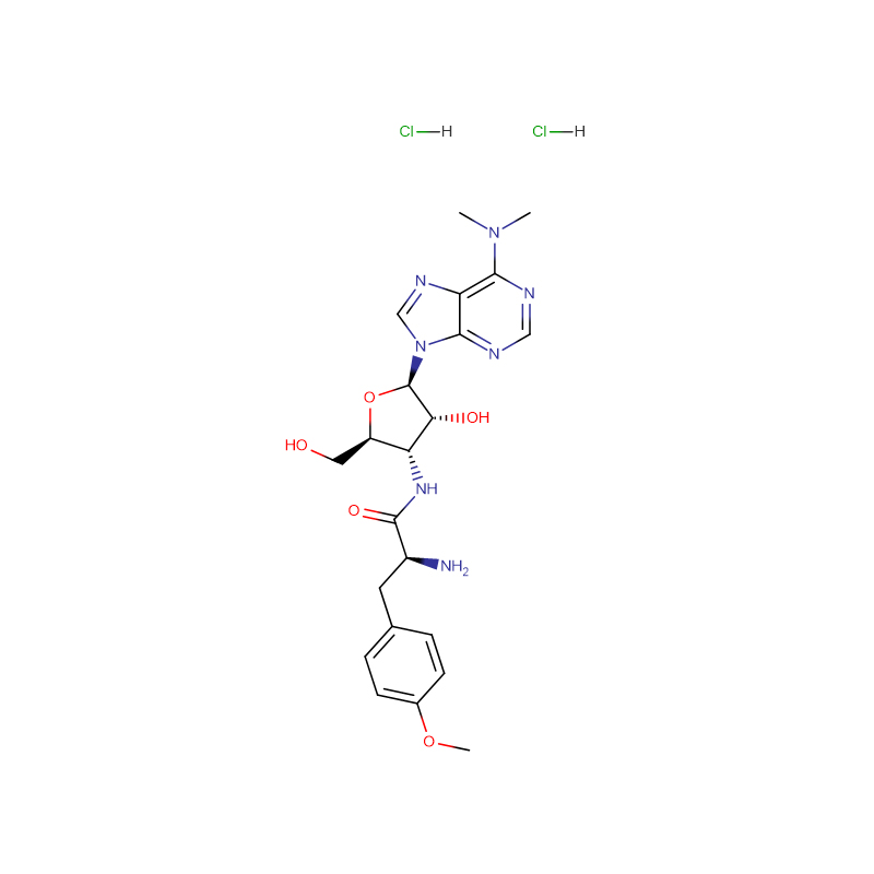 Dihidrocloruro de puromicina CAS: 58-58-2 99% Polvo blanco