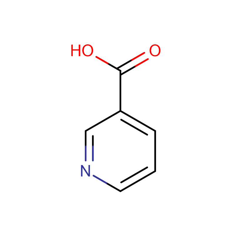 Nikotinsäure Cas: 59-67-6 Weißes kristallines Pulver 99 %