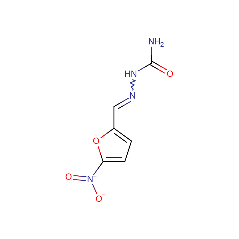 5-ნიტრო-2-ფურალდეჰიდის ნახევრადკარბაზონი (ნიტროფურაზონი) Cas: 59-87-0