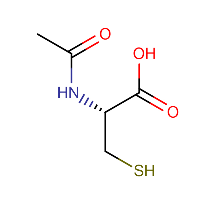 N-atsetüül-L-tsüsteiin CAS:616-91-1 98% valge kristalne pulber