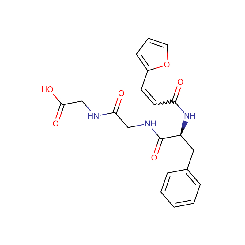 N-[3-(2-furil)akriloil]-Phe-Gly-Gly Cas:64967-39-1 99% fehér vagy törtfehér por