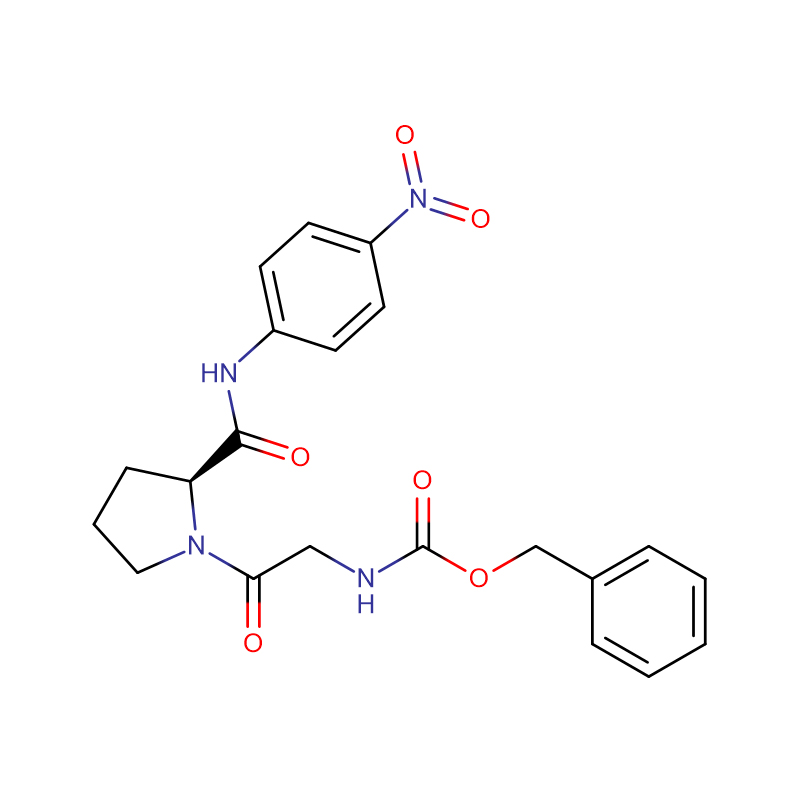 Z-GLY-PRO-PNA Cas:65022-15-3 99% پودر سفید Z-Gly-Pro-4-nitroanilide