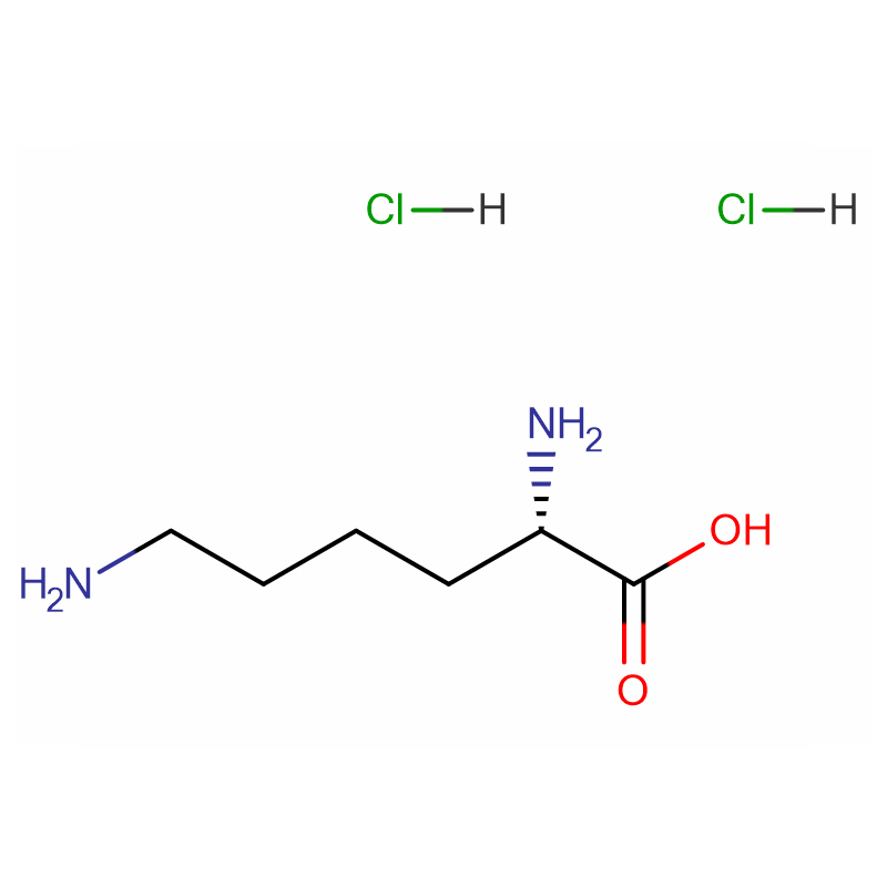 L-lisina dicloridrato Cas: 657-26-1 polvere cristallina bianca al 99%