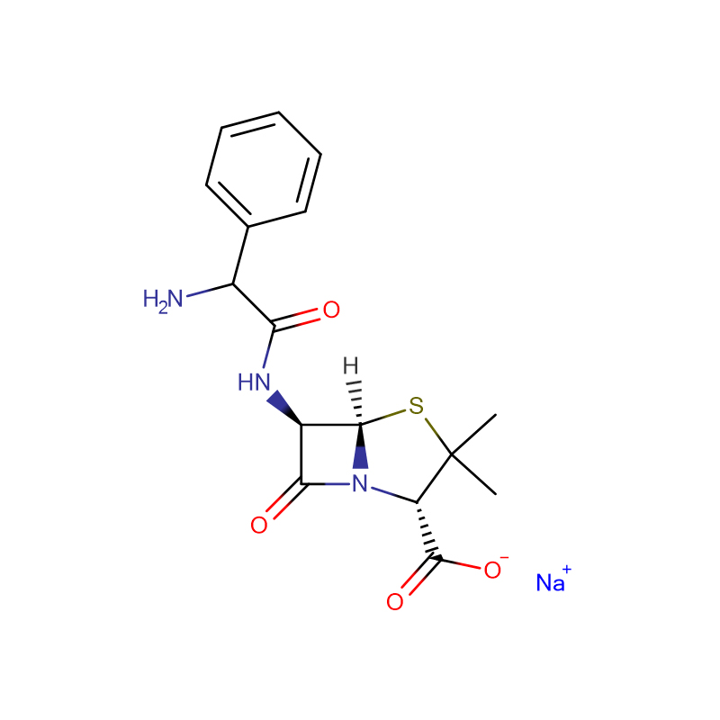 एम्पीसिलीन सोडियम नमक कैस: 69-52-3